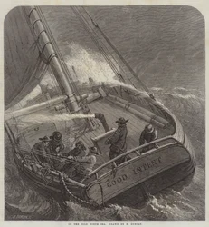 Auf der kalten Nordsee
